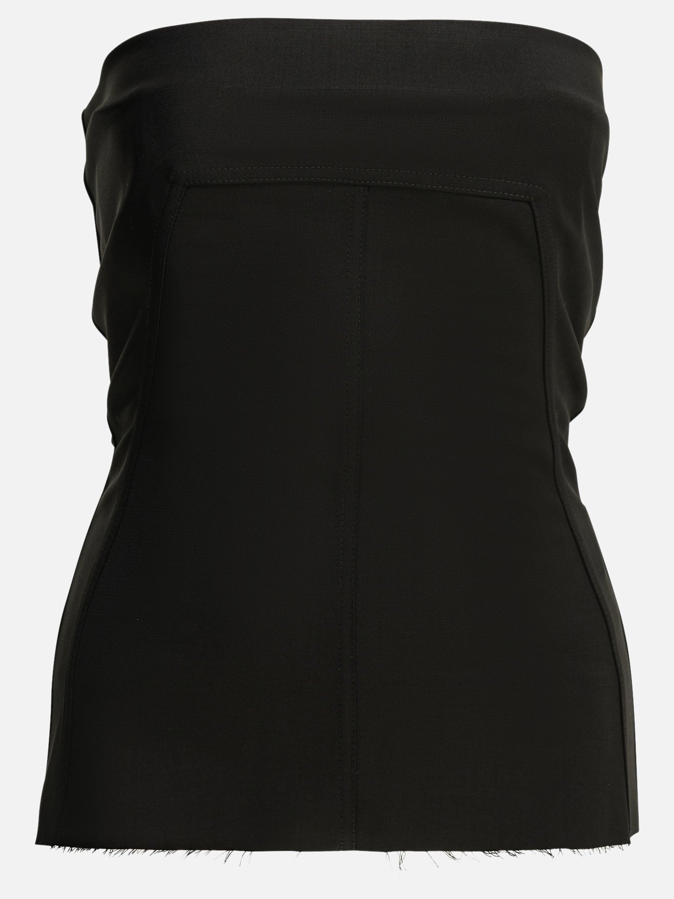 Top casual Solid colour  Nero - Rick Owens Donna | PDP | VIETTI Online Store | thumbnail
