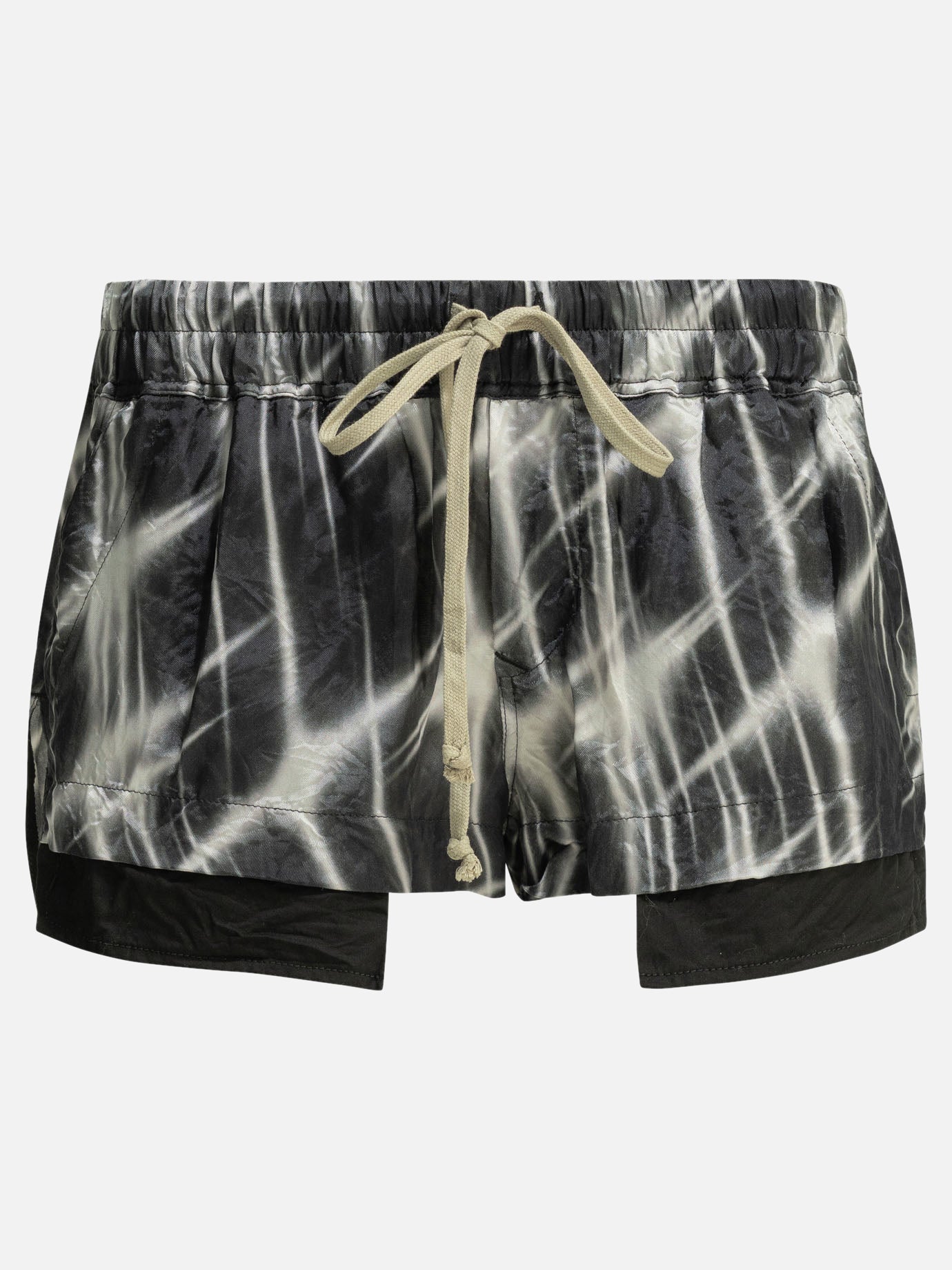 Short con lacci Graphics  Nero - Rick Owens Donna | PDP | VIETTI Online Store | Zoom-Modal
