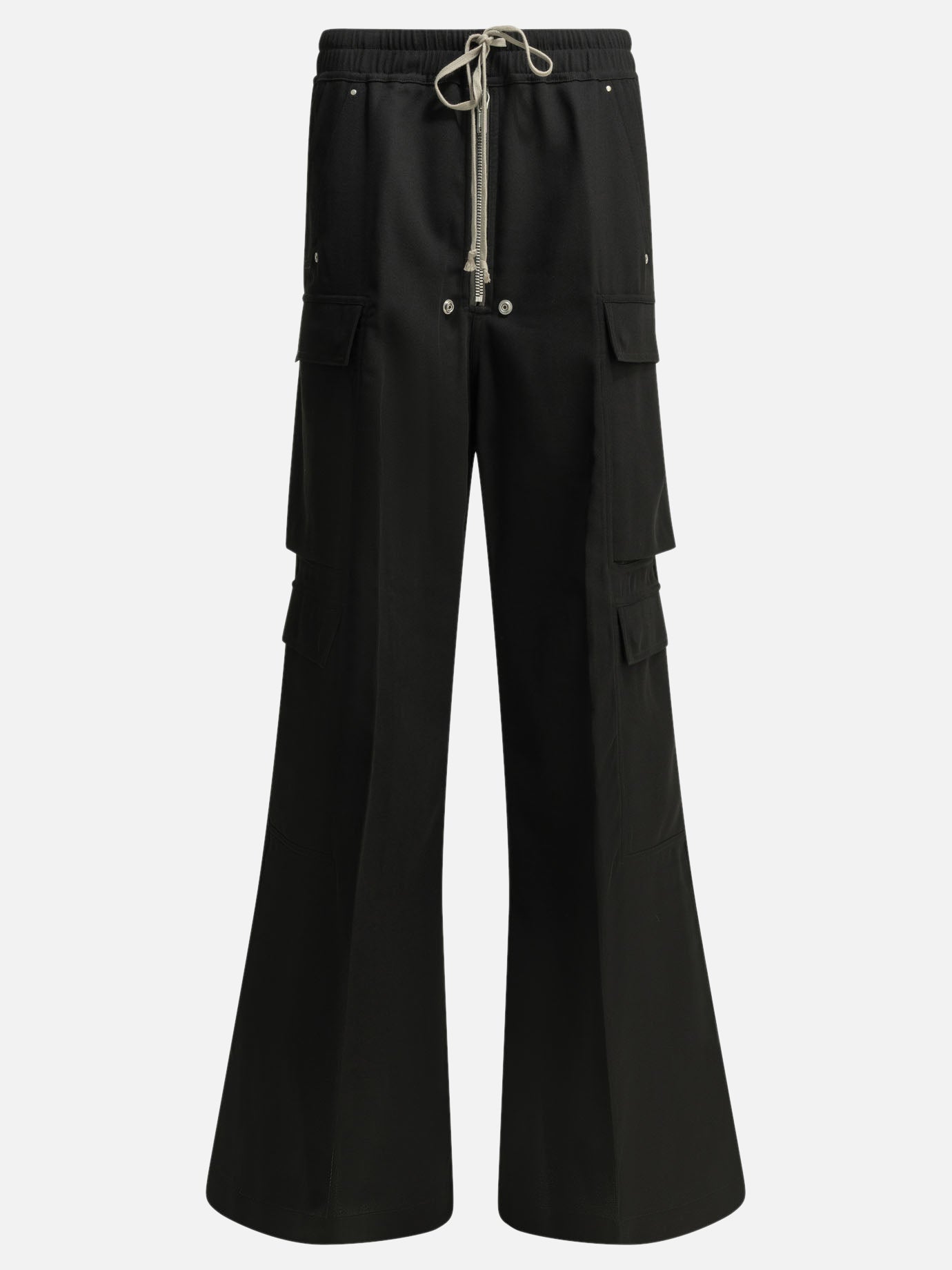 Pantaloni cargo & parachute Solid colour  Nero - Rick Owens Donna | PDP | VIETTI Online Store | thumbnail