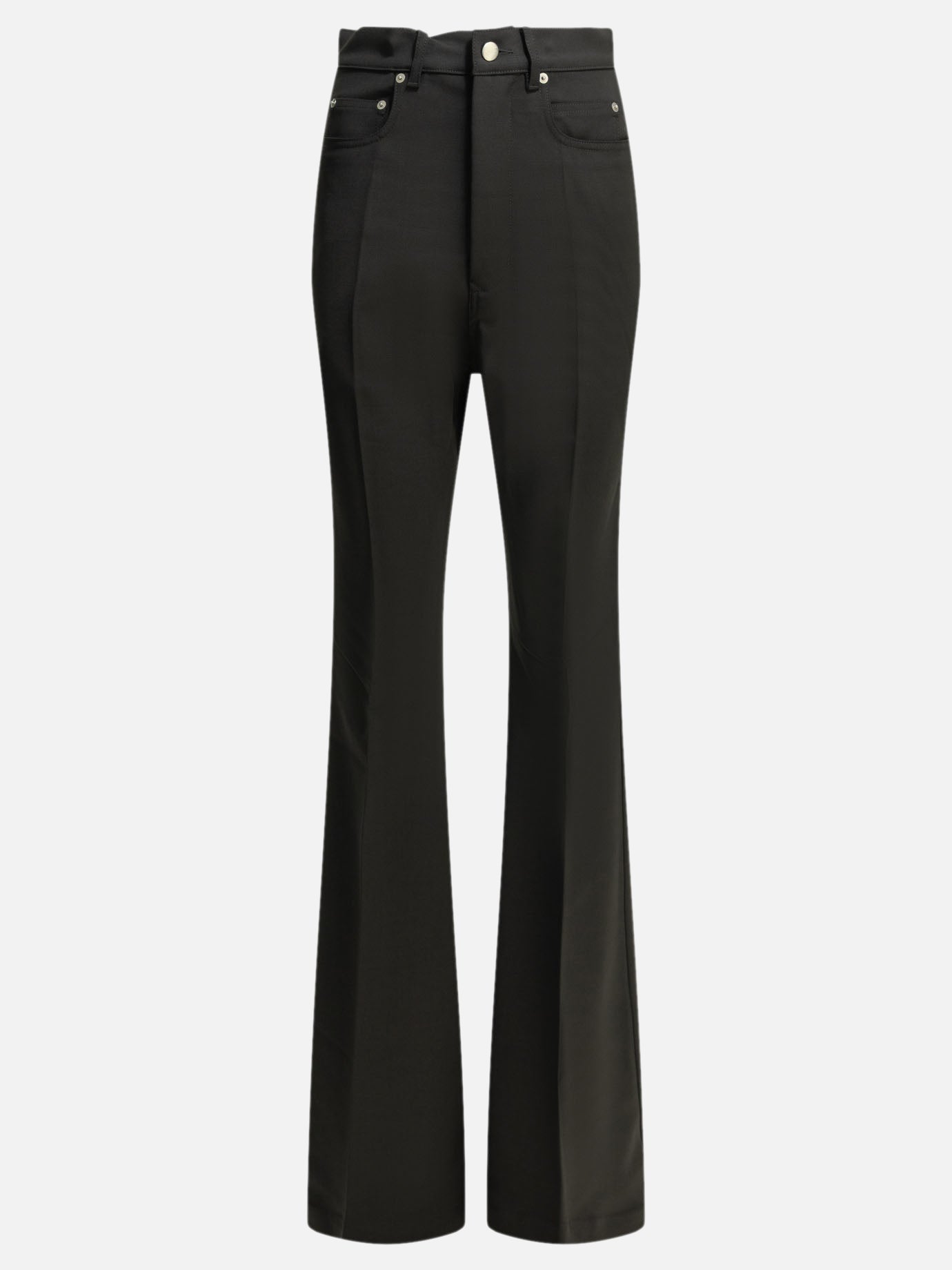 Flared jeans Solid colour  Black - Rick Owens Women | PDP | VIETTI Online Store | thumbnail