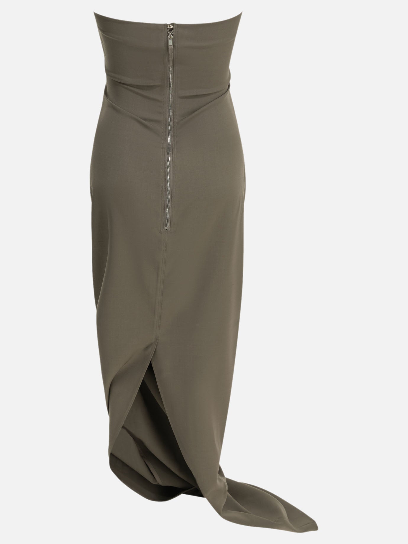 Rick Owens "Prong" Long Dress Grey

