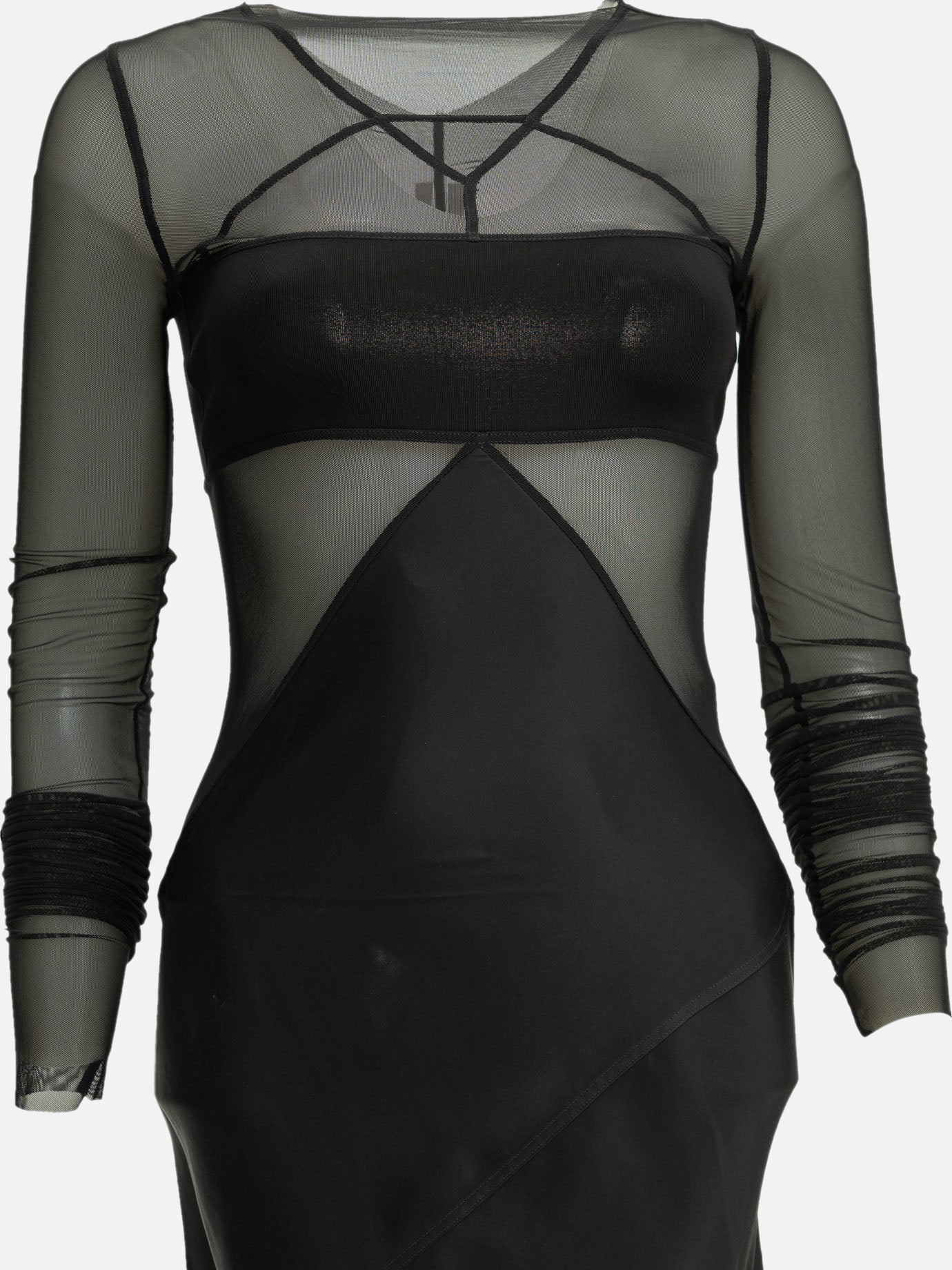 Rick Owens "Combo" Long Dress Black

