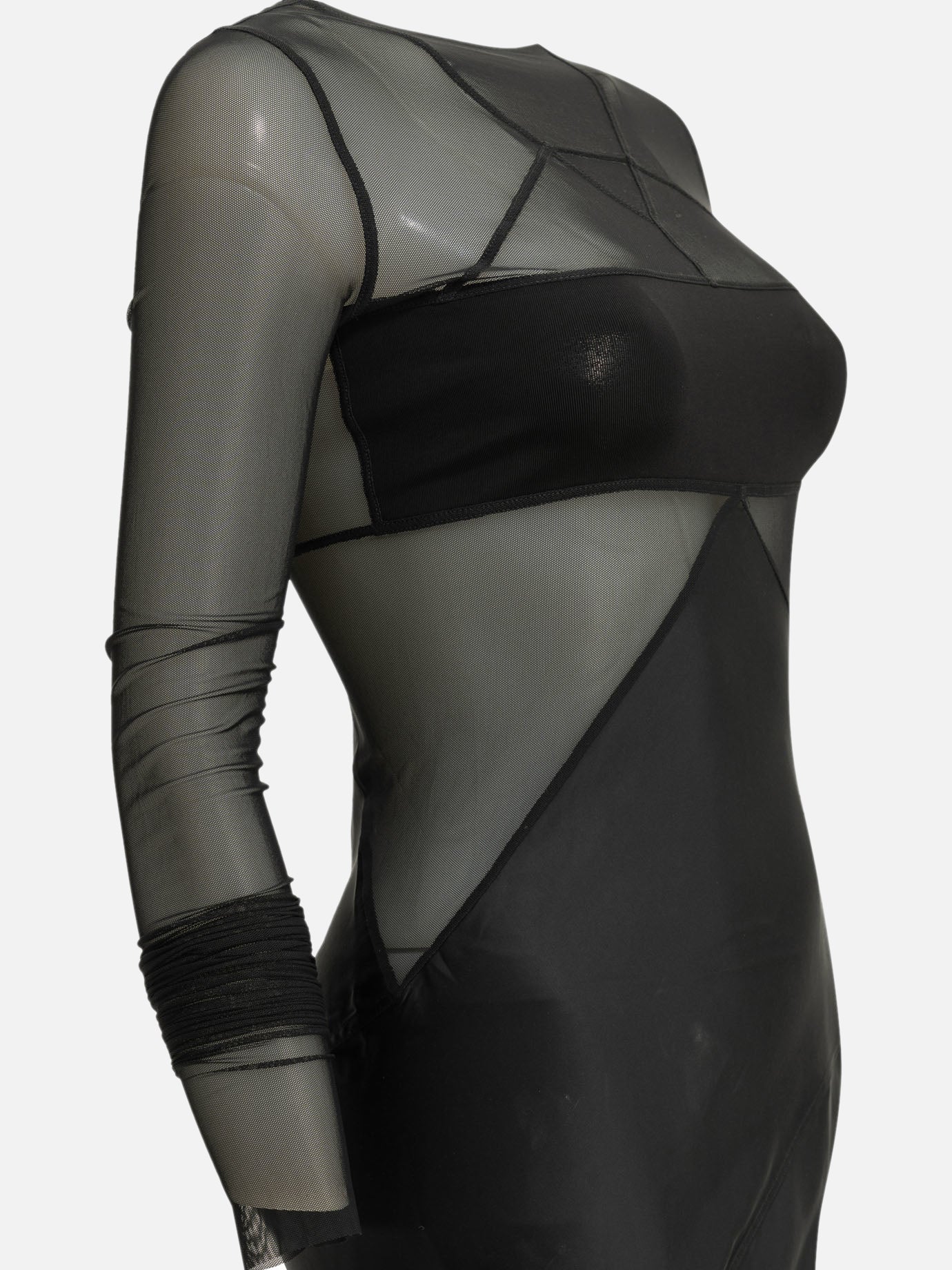 Rick Owens "Combo" Long Dress Black

