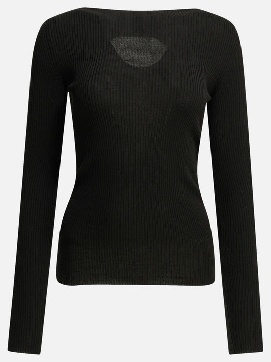 Boat neck sweaters Solid colour  Black - Rick Owens Women | PLP | VIETTI Online Store 
