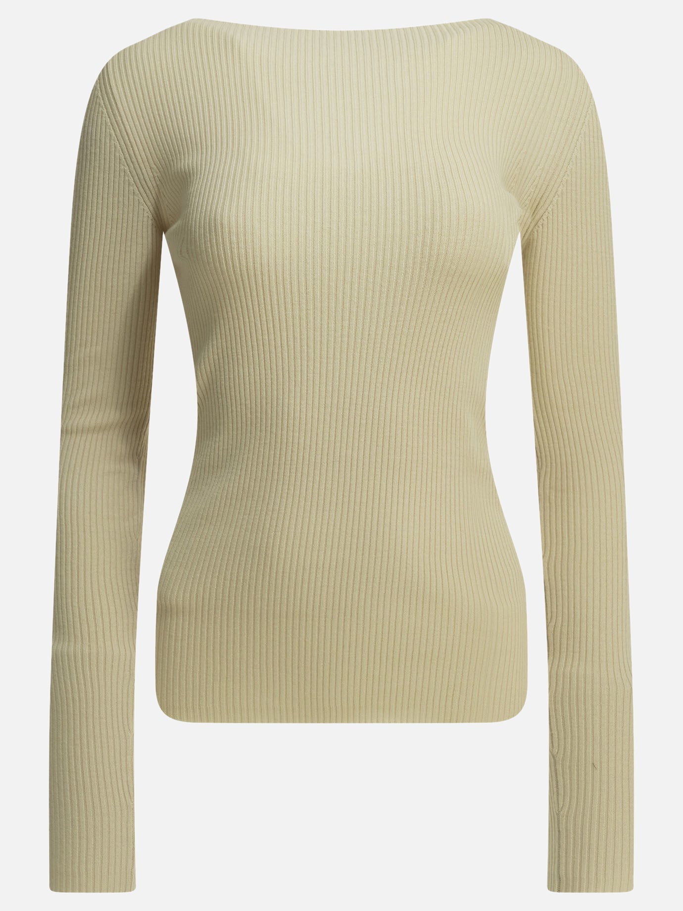 Boat neck sweaters Solid colour  Beige - Rick Owens Women | PDP | VIETTI Online Store | thumbnail