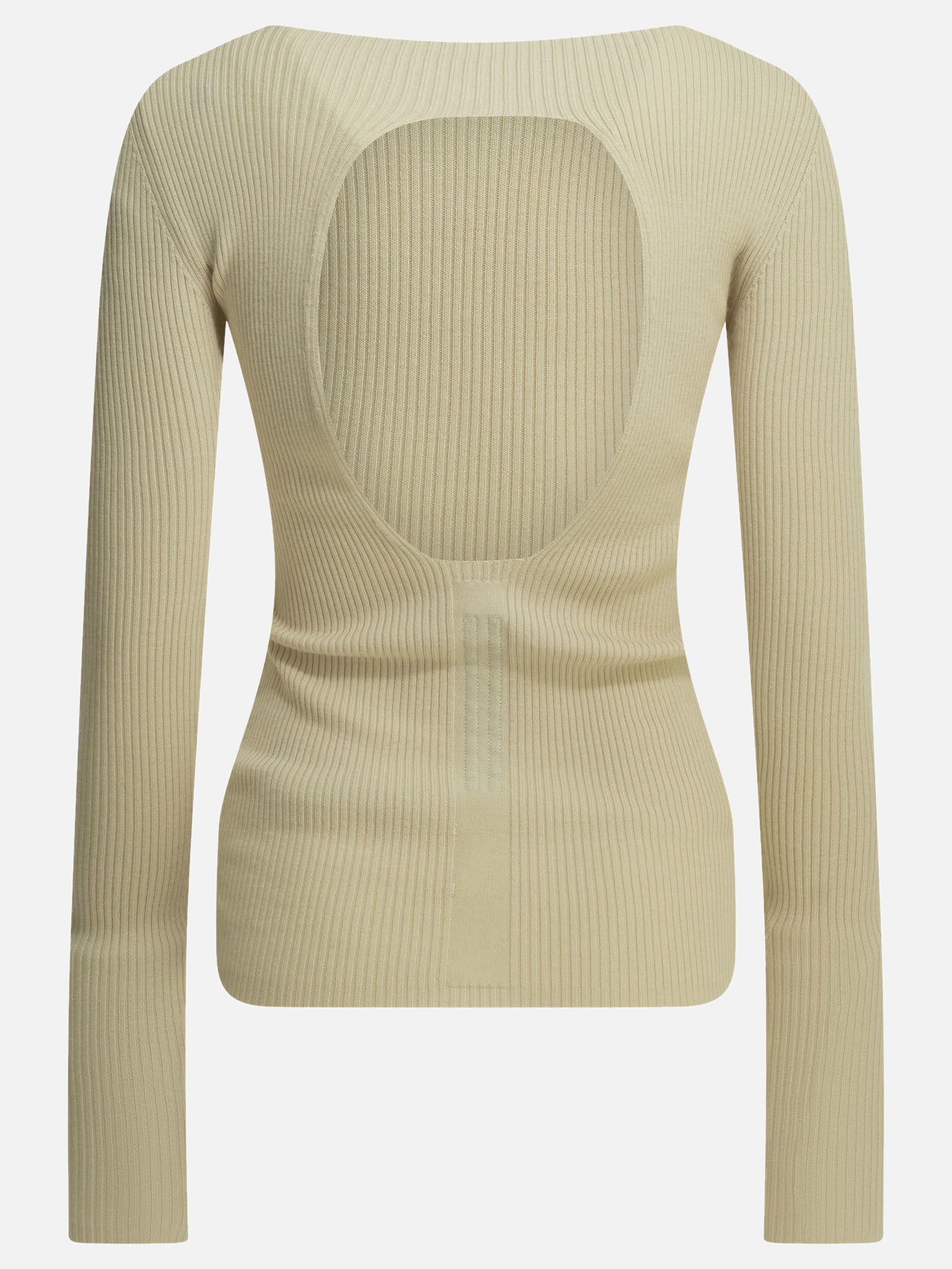 Boat neck sweaters Solid colour  Beige - Rick Owens Women | PDP | VIETTI Online Store | thumbnail_2