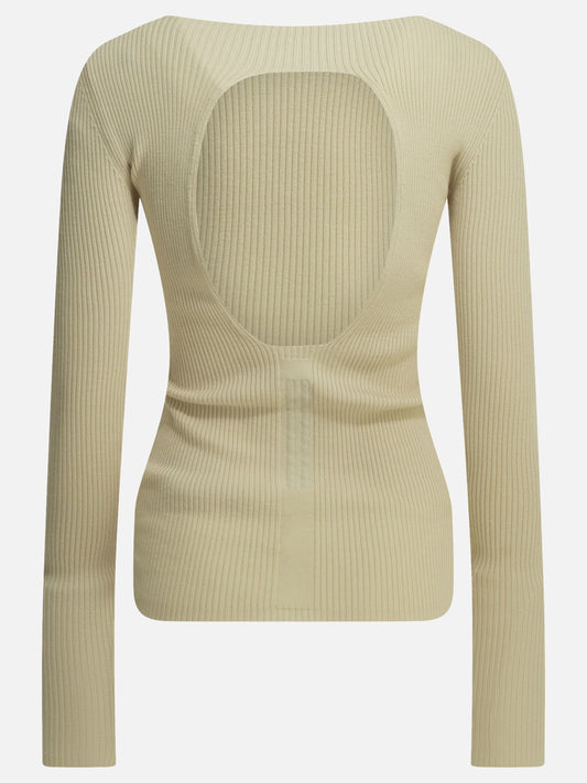 Boat neck sweaters Solid colour  Beige - Rick Owens Women | PLP | VIETTI Online Store | 2
