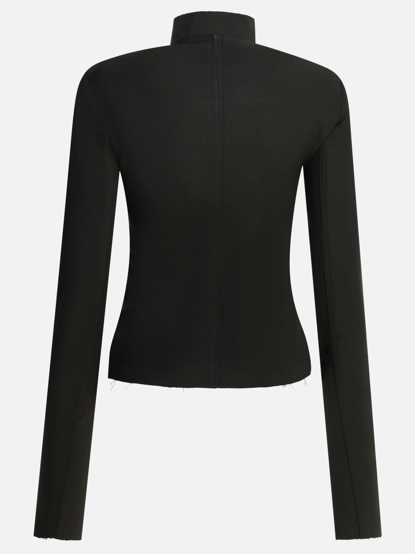 Felpe con zip Solid colour  Nero - Rick Owens Donna | PDP | VIETTI Online Store | Zoom-Modal_4
