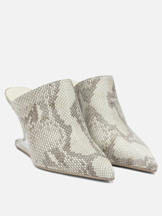 Rick Owens "Cantilever 8MM" Mules Beige

