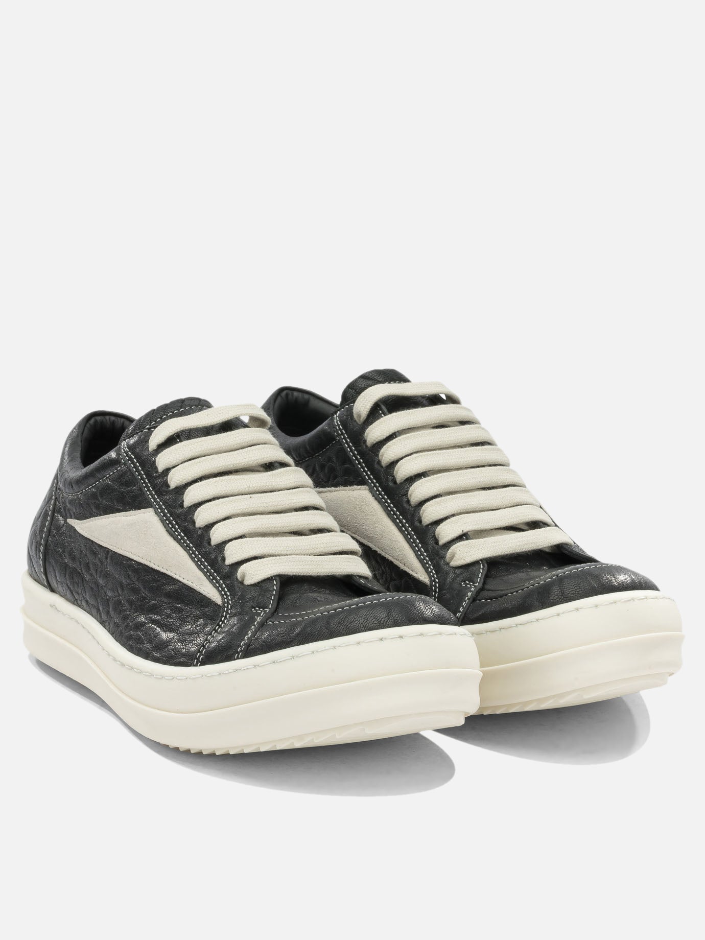 Rick Owens "Vintage Sneaks" Low-Top Sneakers Black - VIETTI