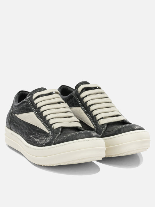 Rick Owens "Vintage Sneaks" Low-Top Sneakers Black

