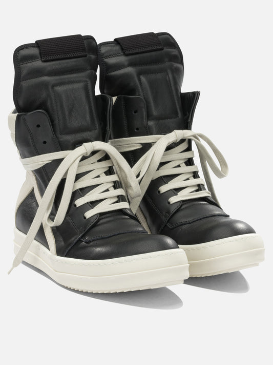 Sneaker alte 100% cow leather - 100% thermoplastic rubber  Nero - Rick Owens Donna | PDP | VIETTI Online Store | 2

