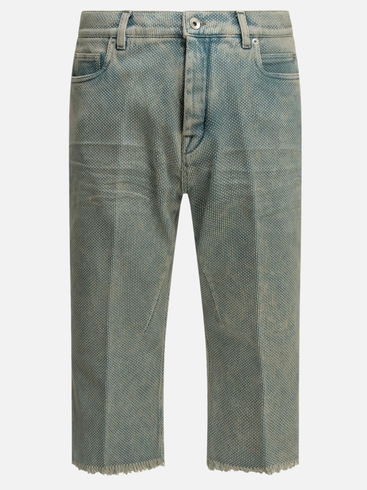 Rick Owens "Bolan" Denim Shorts Light blue - VIETTI