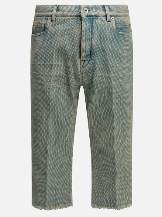 Rick Owens "Bolan" Denim Shorts Light blue

