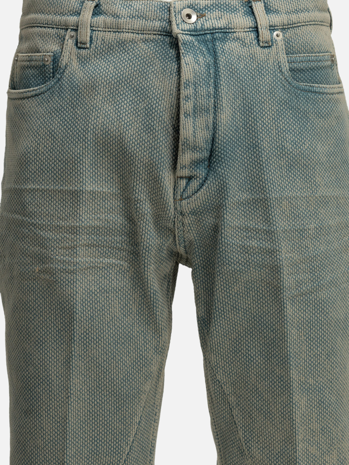 Rick Owens "Bolan" Denim Shorts Light blue - VIETTI