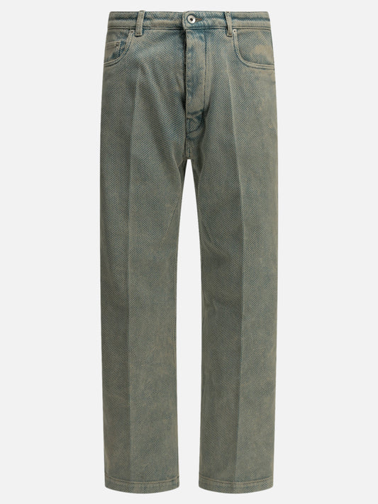 Rick Owens "Geth" Wide-Leg Jeans Light blue


