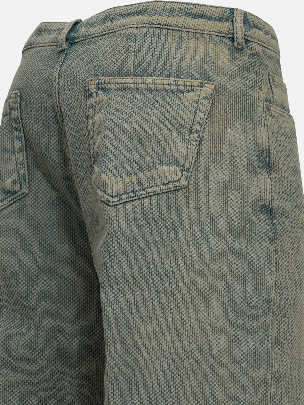 Rick Owens "Geth" Wide-Leg Jeans Light blue

