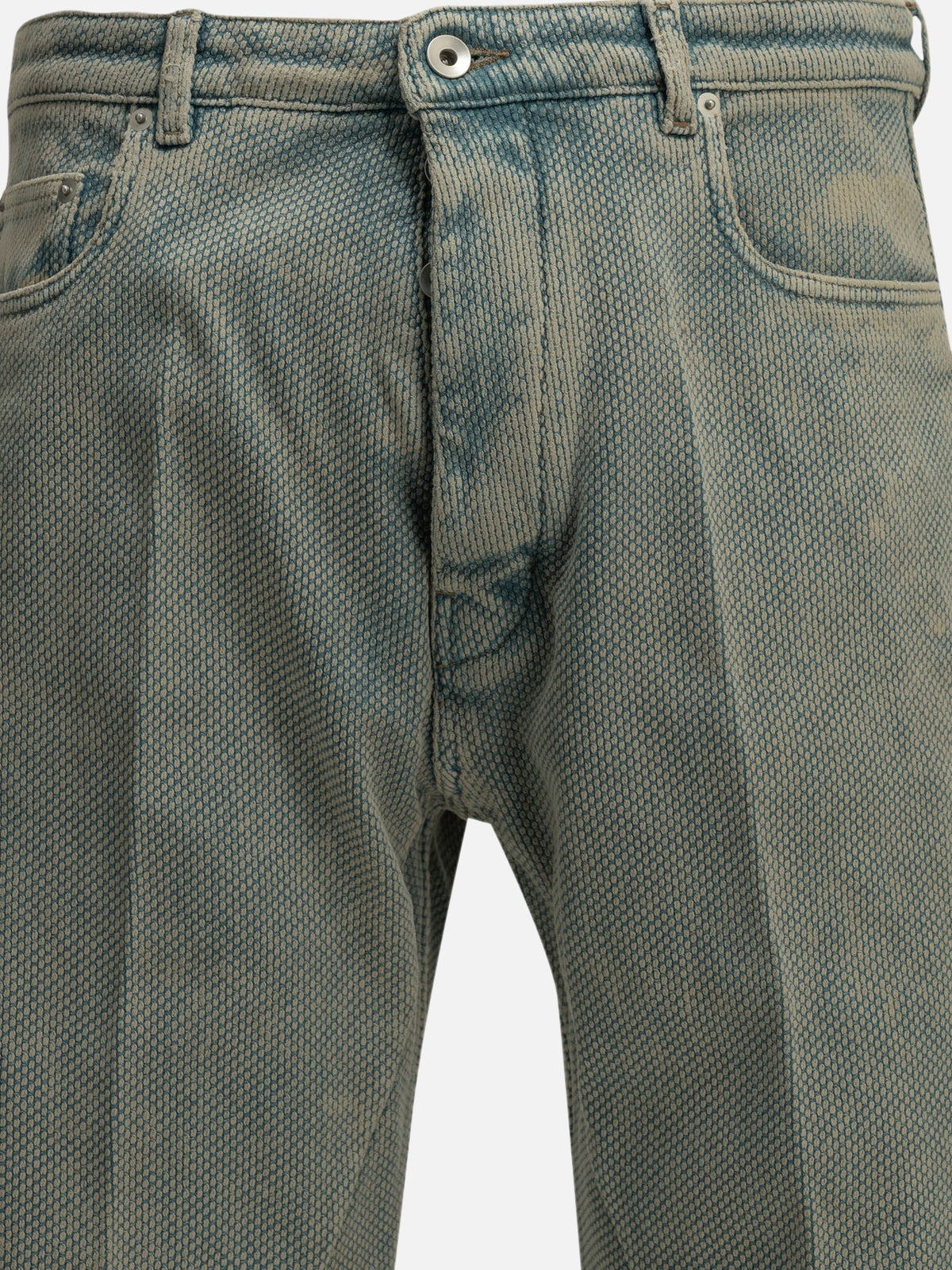 Rick Owens "Geth" Wide-Leg Jeans Light blue

