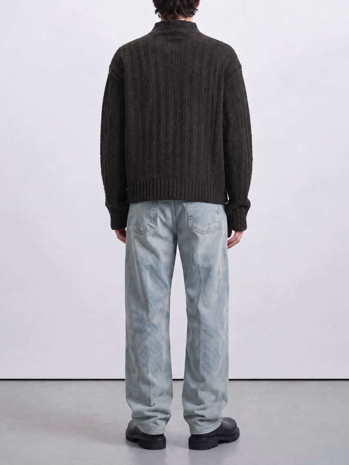 Rick Owens "Geth" Wide-Leg Jeans Light blue