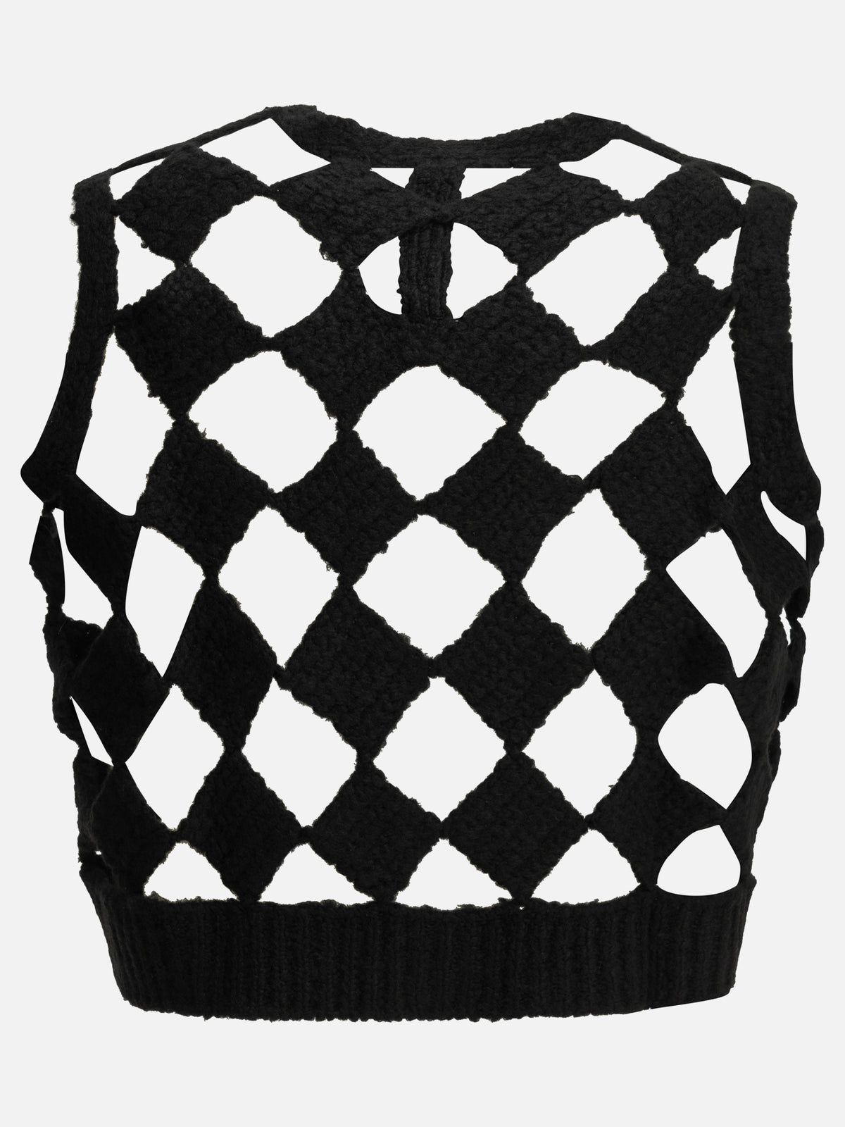 Rick Owens "Sarutanya" Vest Black - VIETTI