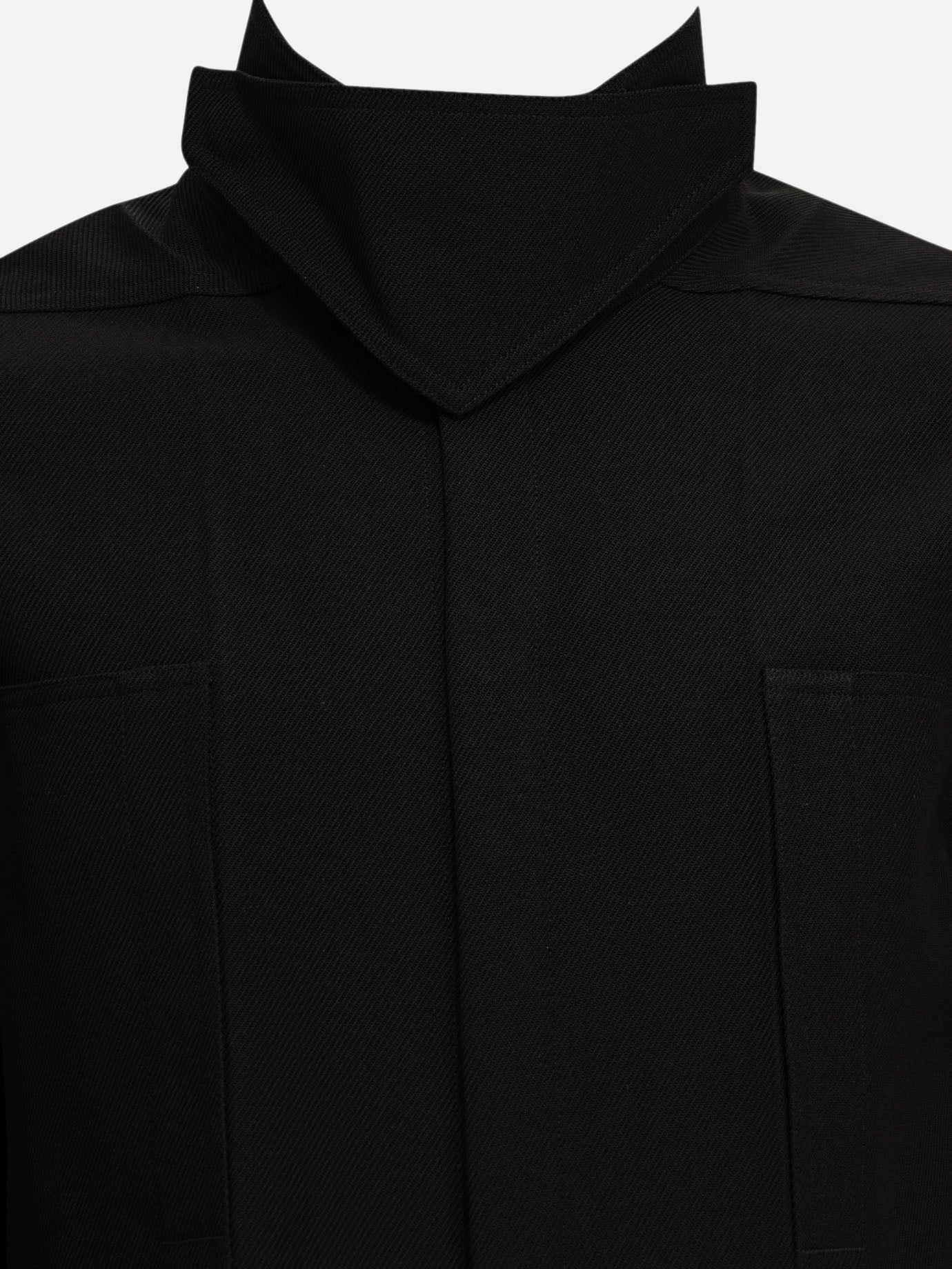 Rick Owens "Tower" Lightweight Jacket Black - VIETTI