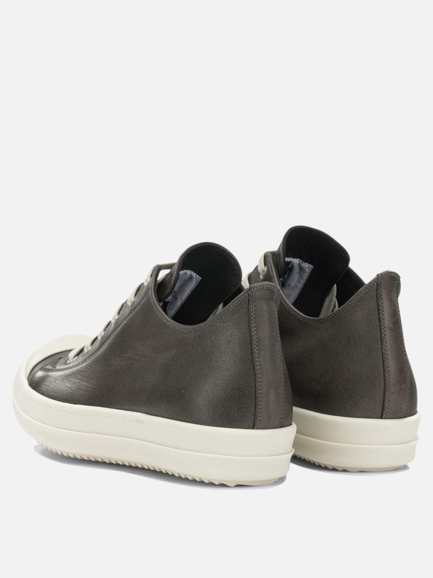 Rick Owens "Low Sneaks" Low-Top Sneakers Brown

