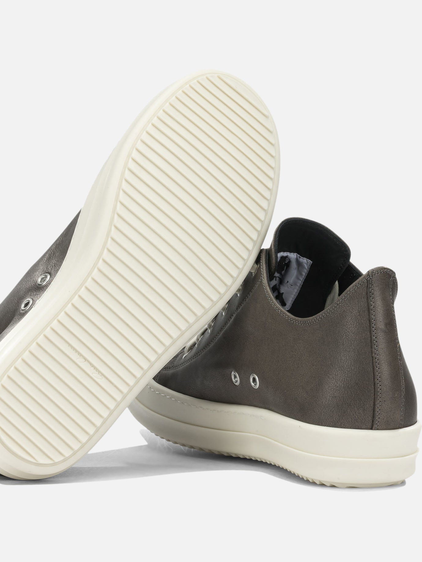 Rick Owens "Low Sneaks" Low-Top Sneakers Brown


