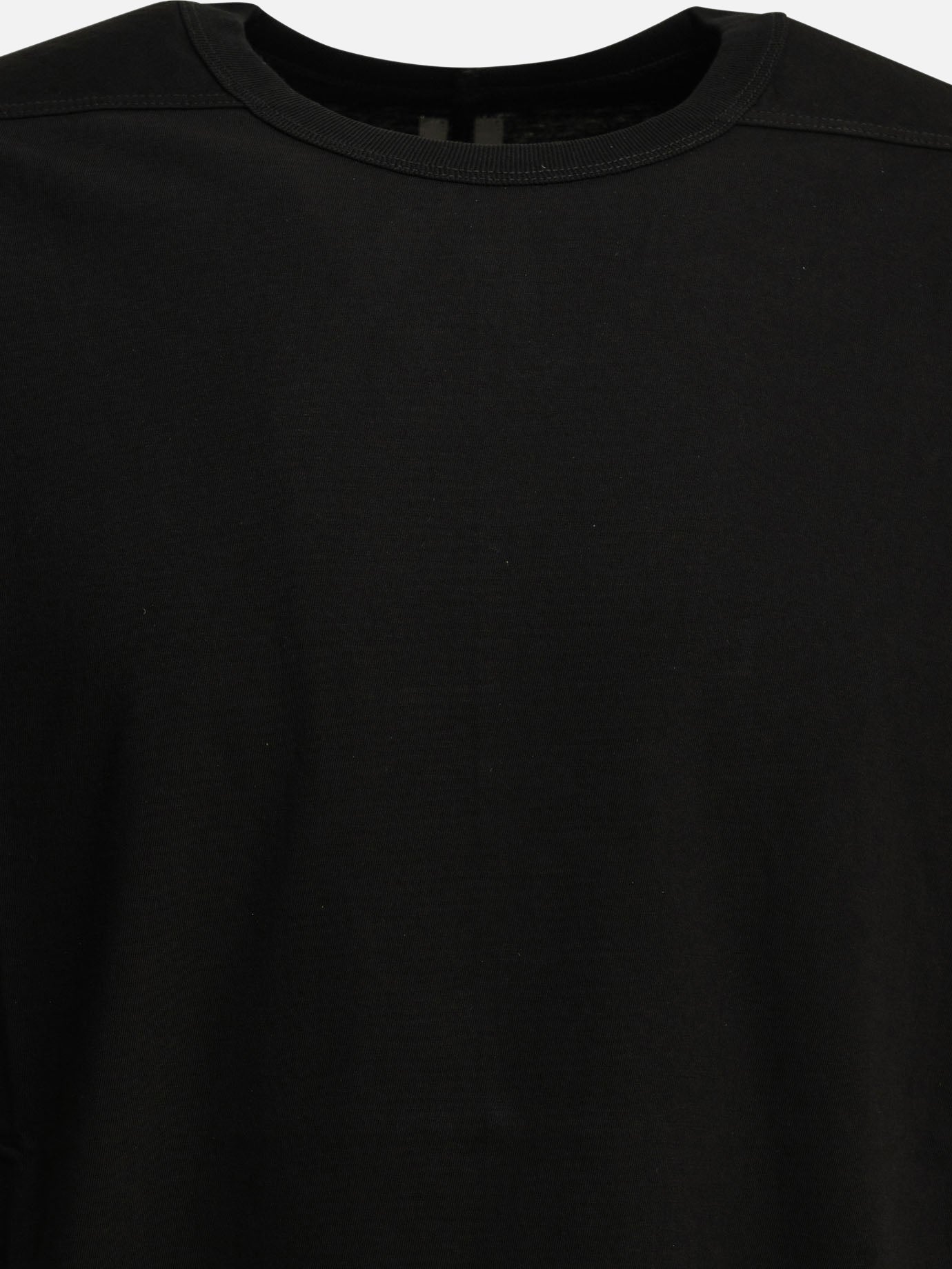 Crewneck t-shirts Solid colour  Black - Rick Owens Men | PDP | VIETTI Online Store | thumbnail_3