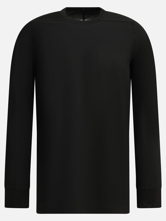 Crewneck t-shirts Solid colour  Black - Rick Owens Men | VIETTI Online Store 

