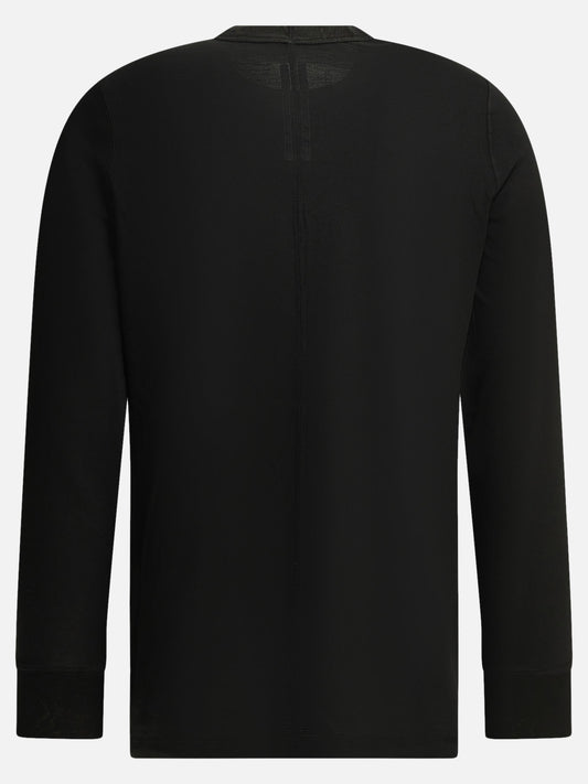 Crewneck t-shirts Solid colour  Black - Rick Owens Men | VIETTI Online Store | 2
