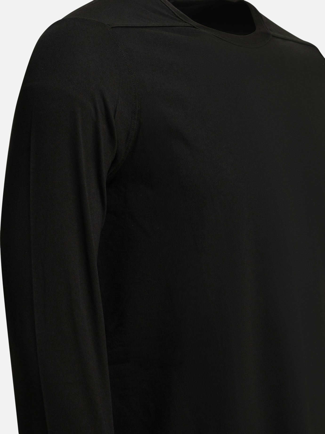 T-shirt girocollo Solid colour  Nero - Rick Owens Uomo | PDP | VIETTI Online Store | thumbnail_6