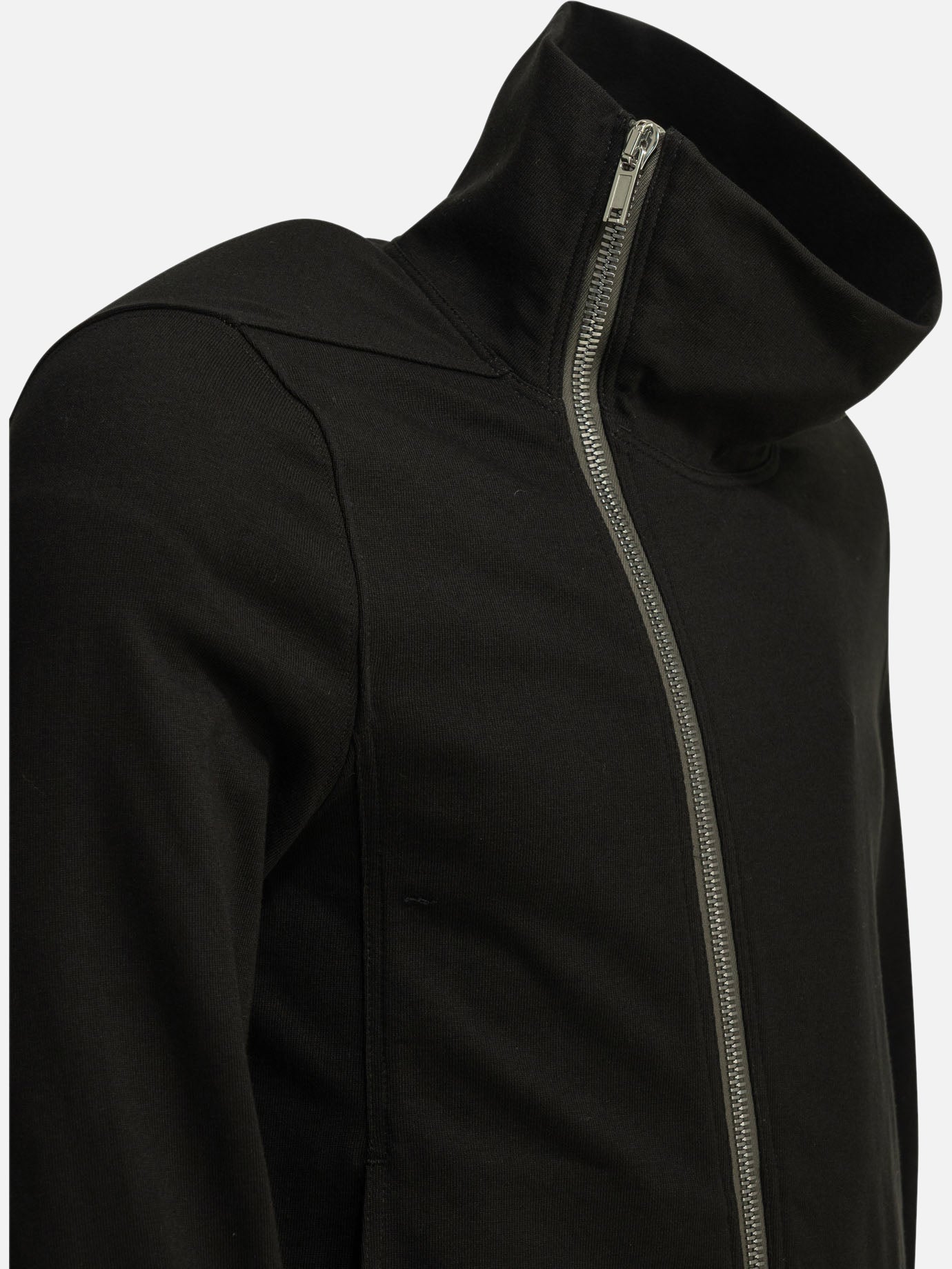 Full zip sweatshirts Solid colour  Black - Rick Owens Men | PDP | VIETTI Online Store | thumbnail_6