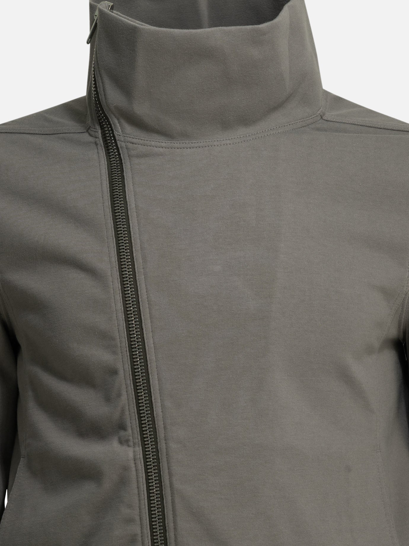 Full zip sweatshirts Solid colour  Grey - Rick Owens Men | PDP | VIETTI Online Store | Zoom-Modal_5
