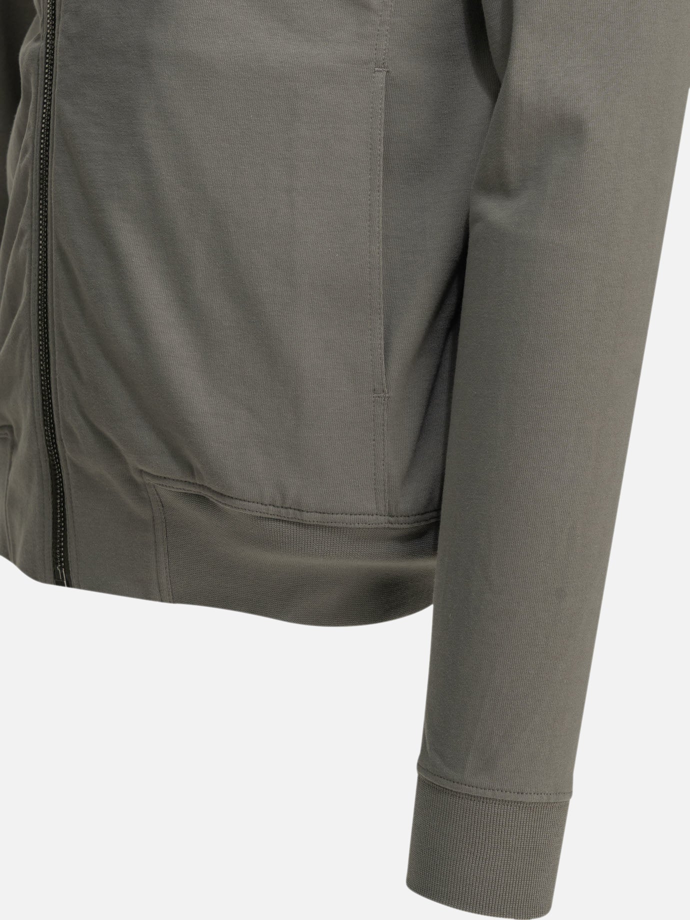 Full zip sweatshirts Solid colour  Grey - Rick Owens Men | PDP | VIETTI Online Store | thumbnail_6