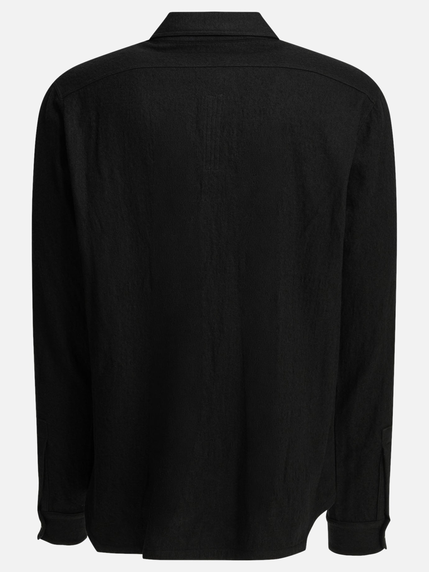 Camicie casual Solid colour  Nero - Rick Owens Uomo | PDP | VIETTI Online Store | thumbnail_2