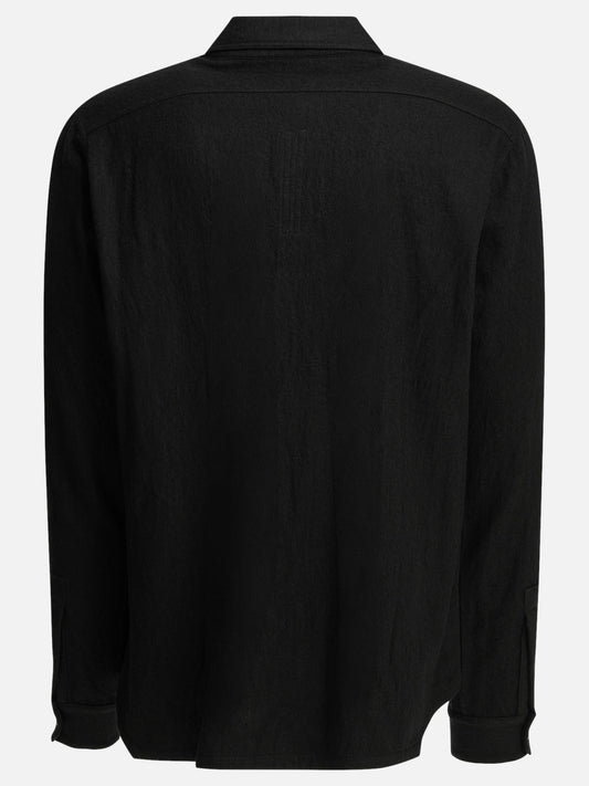 Casual shirts Solid colour  Black - Rick Owens Men | VIETTI Online Store | 2
