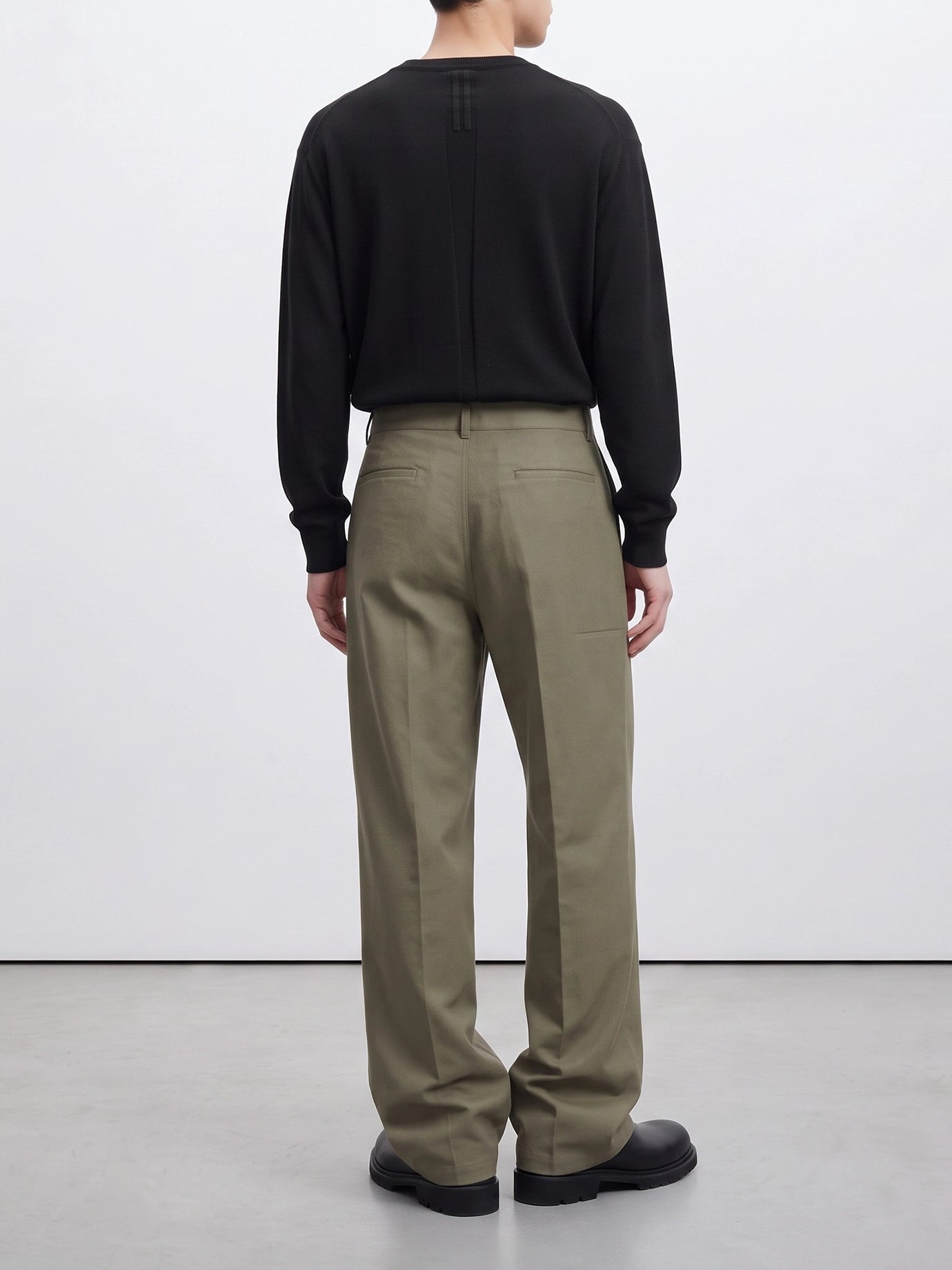 Work pants Solid colour  Grey - Rick Owens Men | PDP | VIETTI Online Store | thumbnail_3