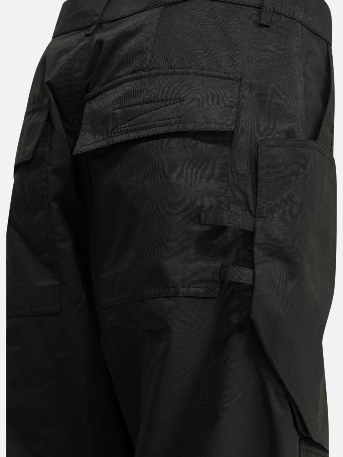 Cargo & parachute trousers Solid colour  Black - Rick Owens Men | PDP | VIETTI Online Store | thumbnail_6