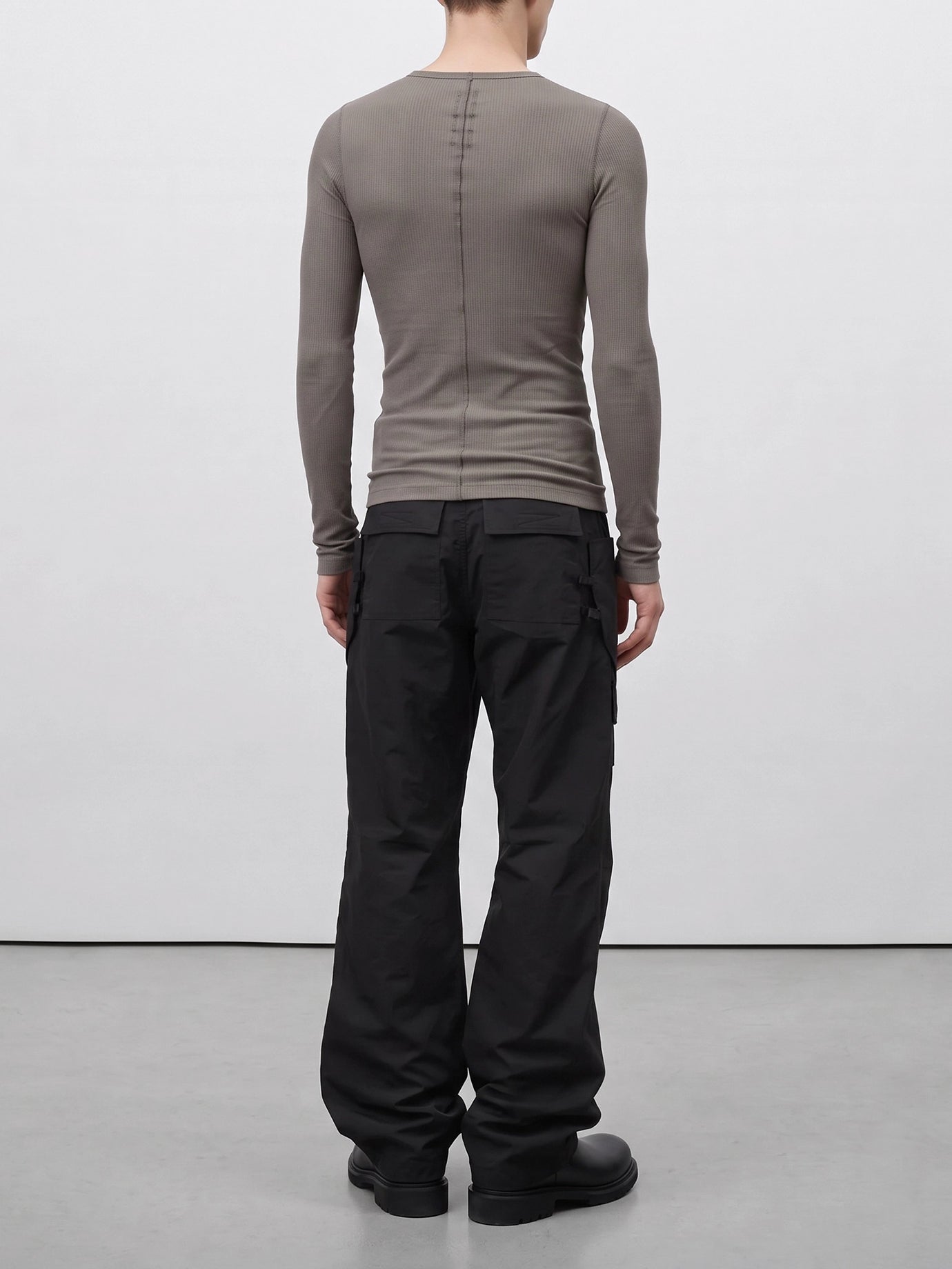 Cargo & parachute trousers Solid colour  Black - Rick Owens Men | PDP | VIETTI Online Store | Zoom-Modal_3
