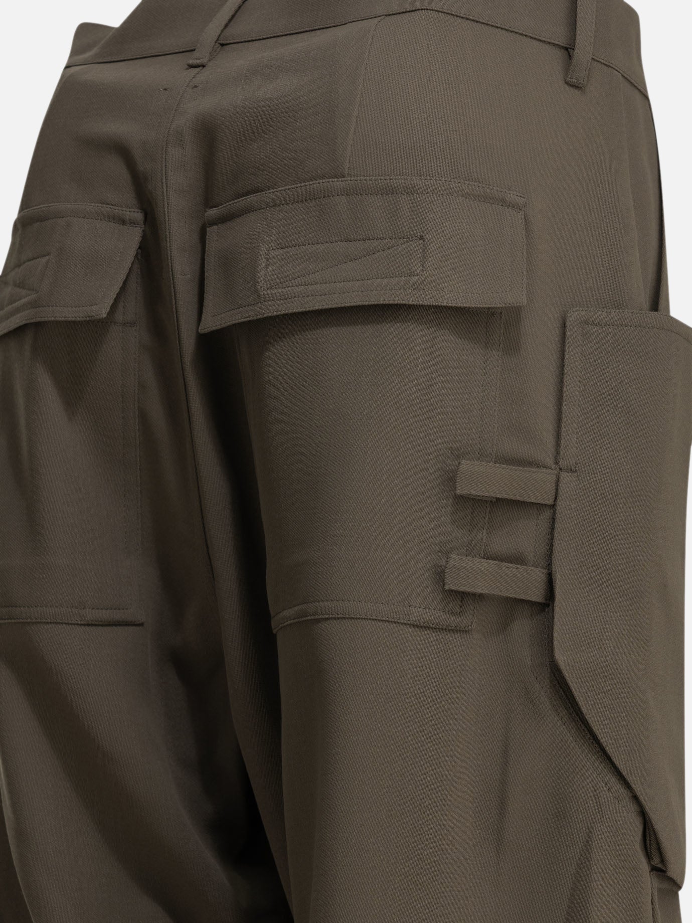 Cargo & parachute trousers Solid colour  Grey - Rick Owens Men | PDP | VIETTI Online Store | thumbnail_6