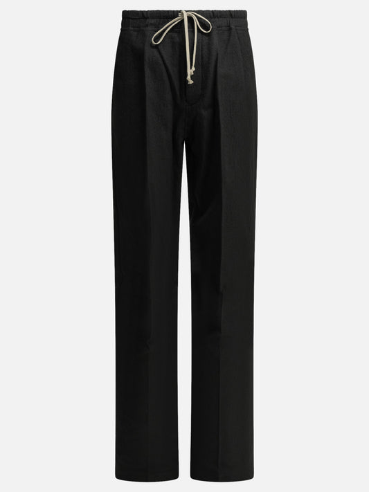 Cargo & parachute trousers Solid colour  Black - Rick Owens Men | VIETTI Online Store 
