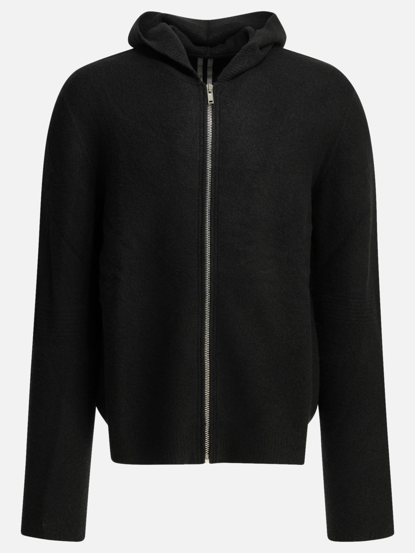 Maglioni con zip Solid colour  Nero - Rick Owens Uomo | PDP | VIETTI Online Store | thumbnail