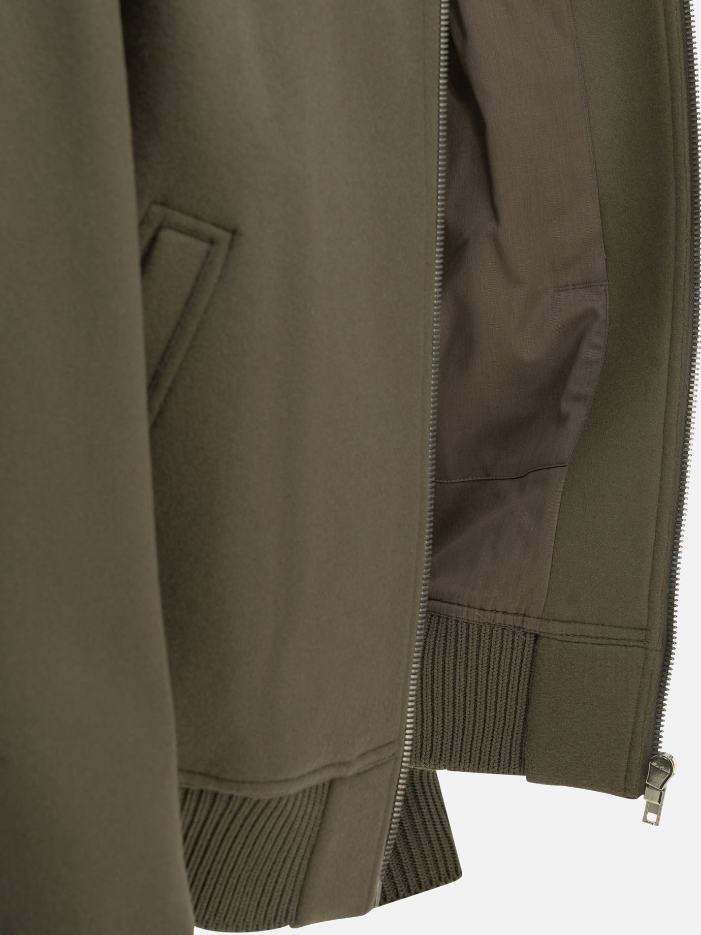Bomber Solid colour  Grigio - Rick Owens Uomo | PDP | VIETTI Online Store | thumbnail_6