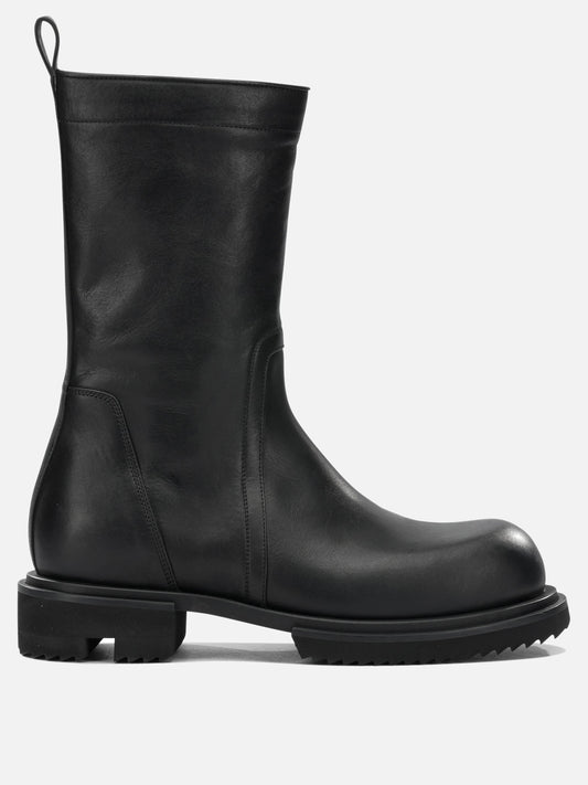 Combat boots 100% calf leather - 100% eva  Black - Rick Owens Men | VIETTI Online Store 
