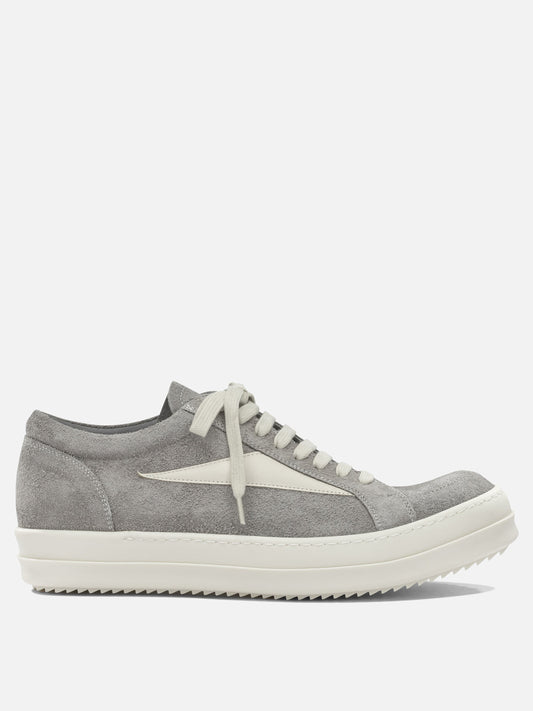 Sneaker basse 100% calf leather - 100% thermoplastic rubber  Grigio - Rick Owens Uomo | PLP | VIETTI Online Store 
