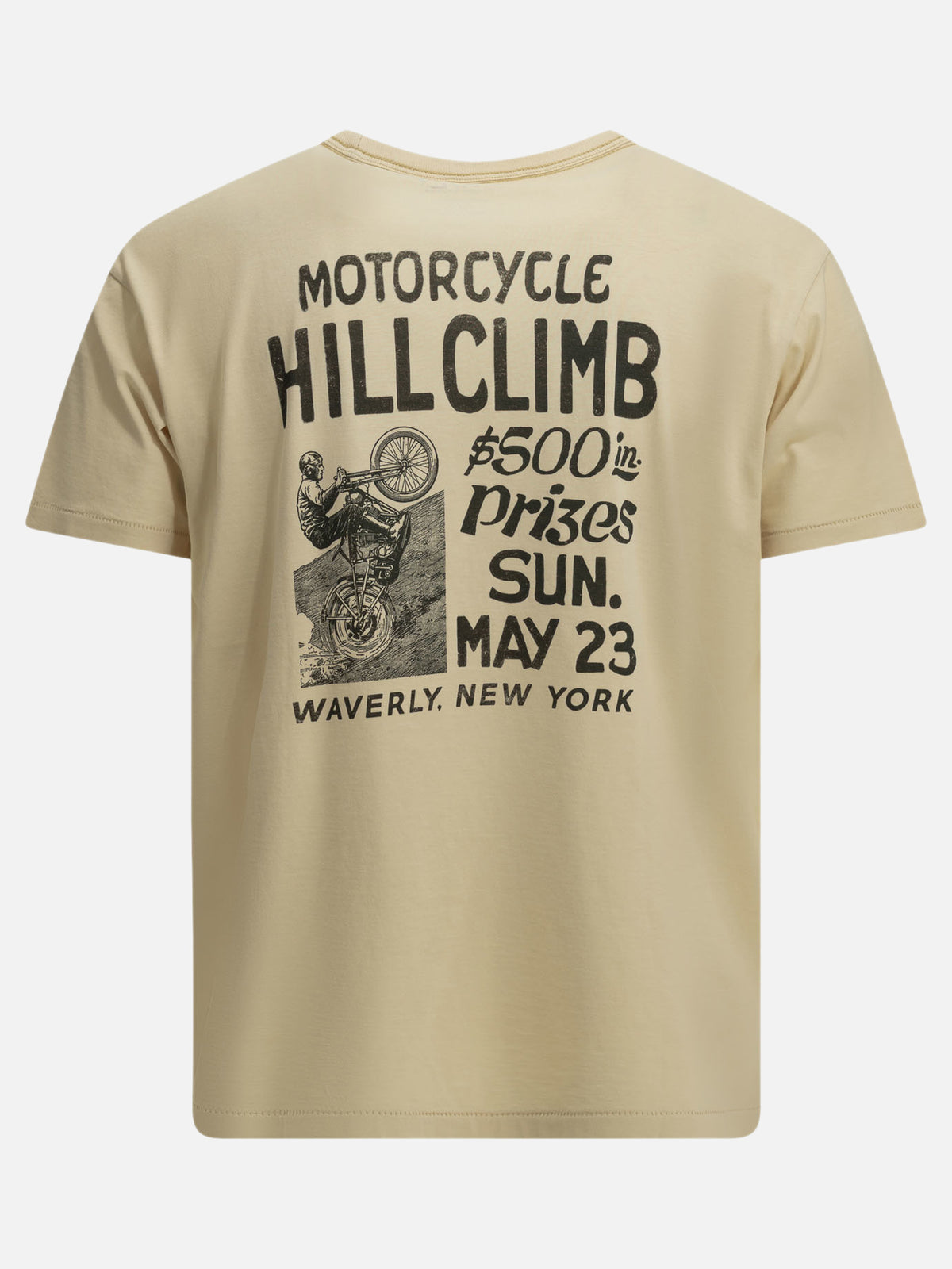 RRL by Ralph Lauren Printed crew-neck T-shirt Beige - VIETTI