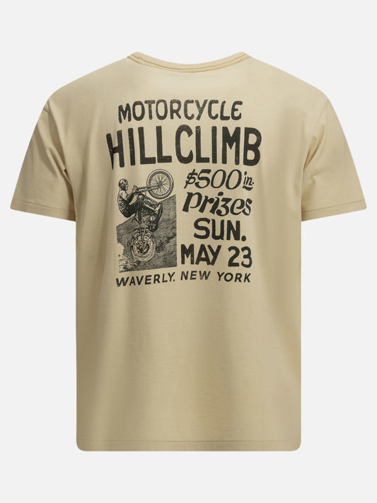 RRL by Ralph Lauren Printed crew-neck T-shirt Beige

