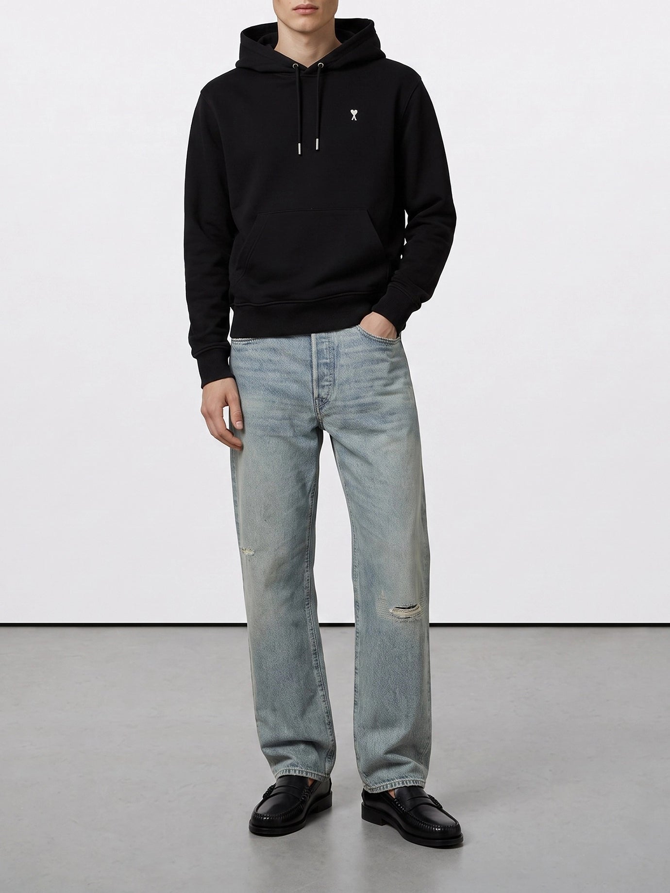 Straight-leg jeans Solid colour  Light blue - RRL by Ralph Lauren Men | PDP | VIETTI Online Store | Zoom-Modal_2
