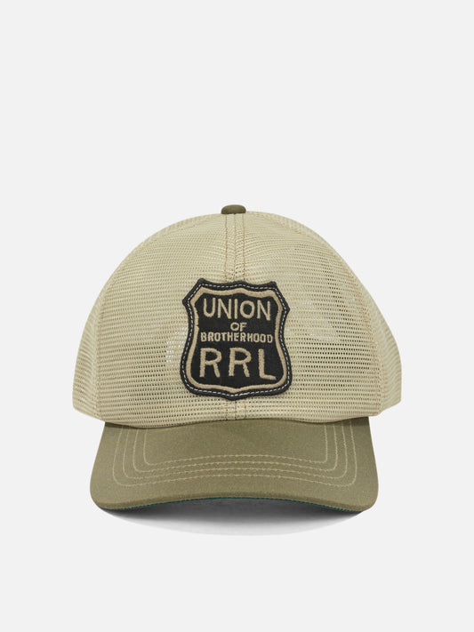 RRL by Ralph Lauren Trucker cap with logo Beige

