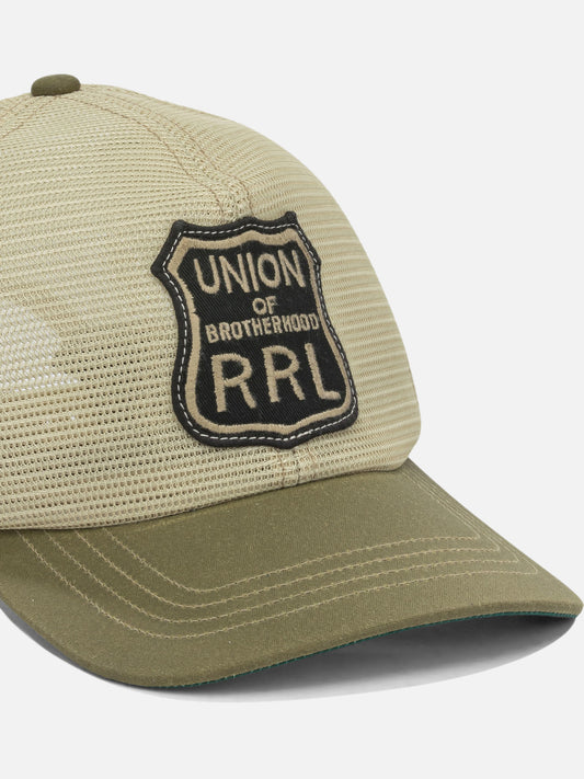RRL by Ralph Lauren Trucker cap with logo Beige

